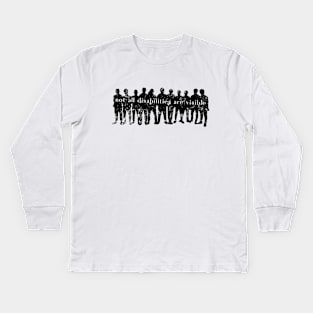 Not All Disabilities Are Visible Kids Long Sleeve T-Shirt